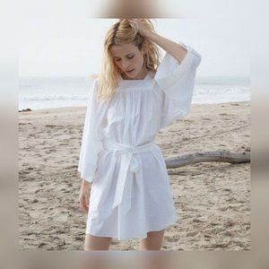 Doen Calder Mini Dress M Women's Casual Raglan Long Sleeves Short Boho NEW 19199